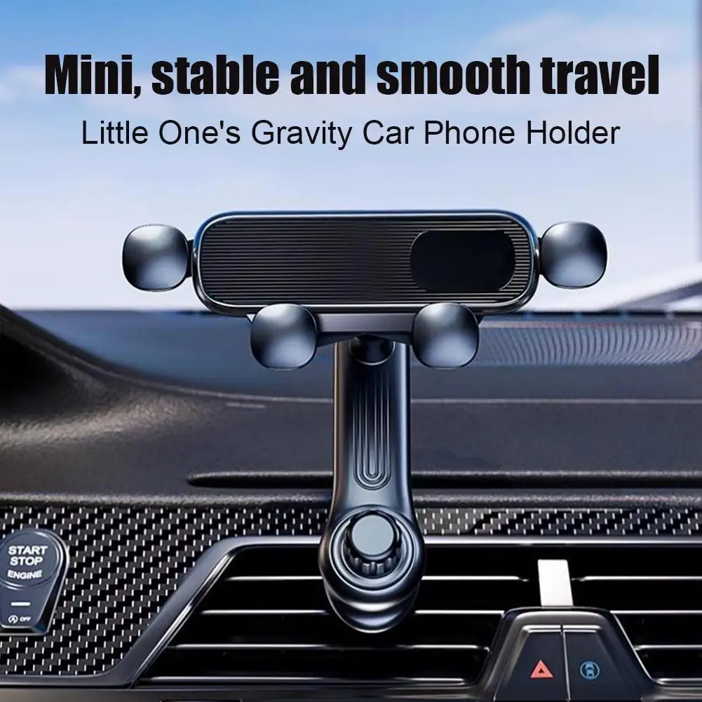 Car Air Vents Clip Mount Stand Extension Rod 360° Rotatable Gravity Car Phone Holder In Smartphone Holder Bracket GPS Support