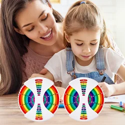 Digital gyroscope rotating fingertip decompression toy learning addition, subtraction, multiplication, and division of colors