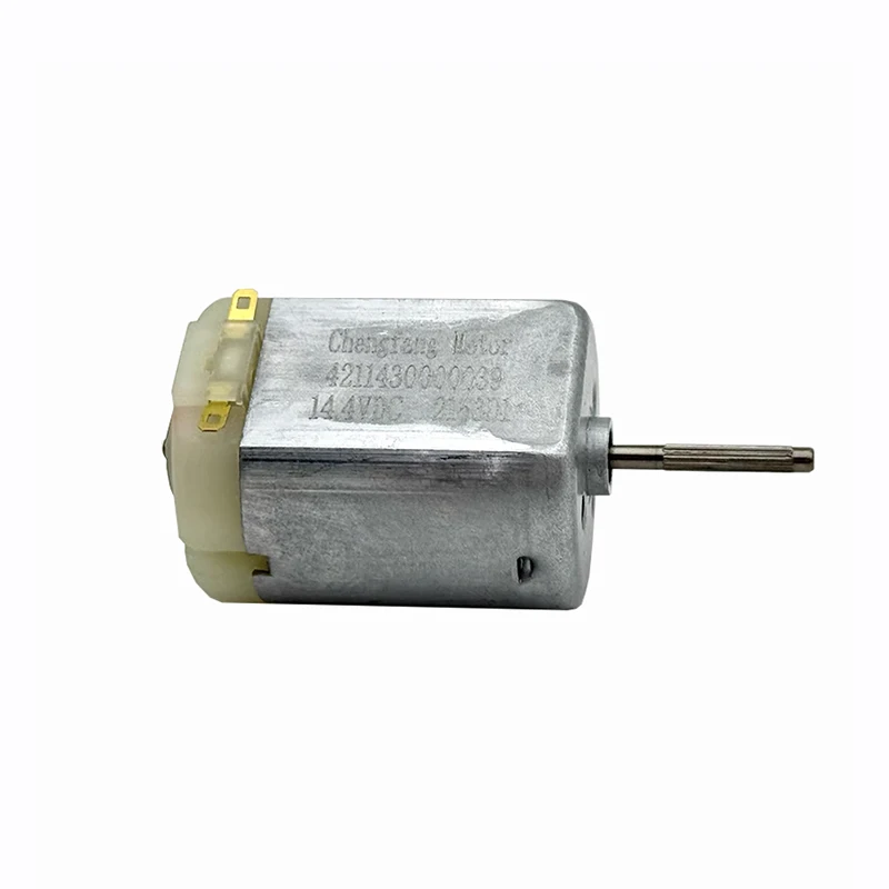 FP-280CN-11415 Mini 24mm Flat Electric Motor DC 6V 9V 12V 14.4V 6100RPM Carbon Brush Knurled Shaft Motor DIY Toy Sweeper Engine
