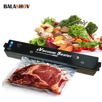 220V Eletric Vacuum Sealer Packaging Machine Food Vacuum Sealer with Free 10pcs Vacuum Bags Household Vacuum Food Sealing