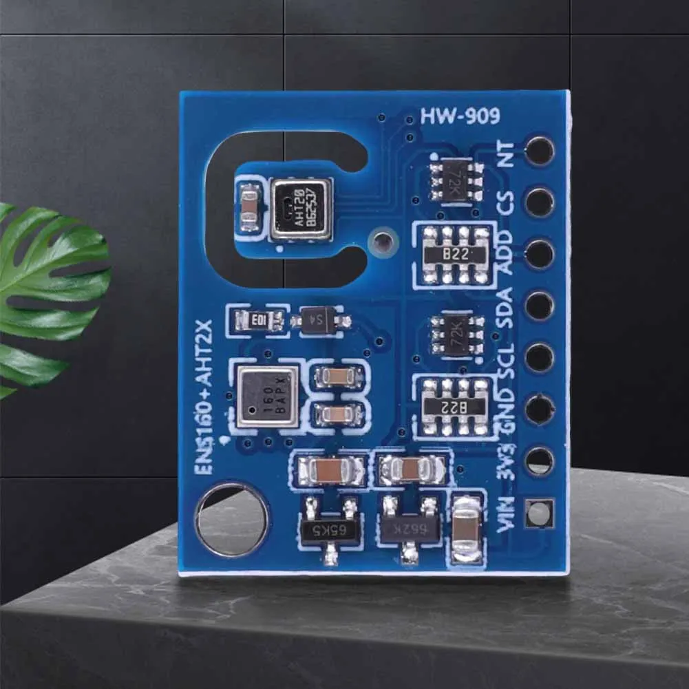 ENS160+AHT21 Air Quality and Temperature Humidity Sensor Carbon Dioxide CO2 ECO2 TVOC Digital Multi-Pixel Gas Sensor for Arduino view 2