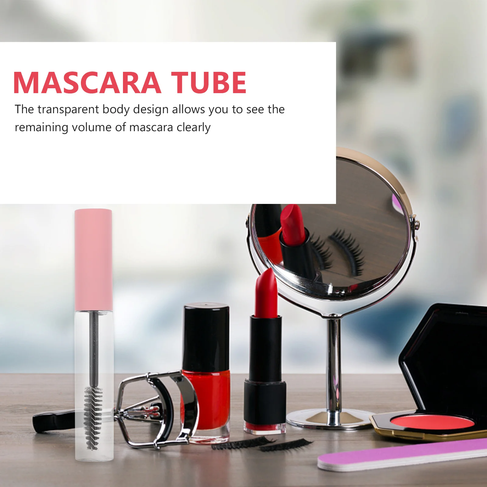 

10pcs Empty Bottle Mascara Container Bottle W Eyelash Mascara Tube Serum Refillable Containers Travel Size Storage