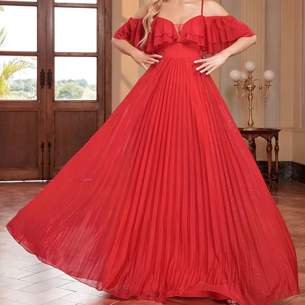 Maßgeschneiderte elegante Pailletten-Kleider für die Brautmutter, trägerlos, Spleißen, formelle Meerjungfrau, Abschlussball, luxuriöse Cocktail-Hochzeitsparty-Kleider