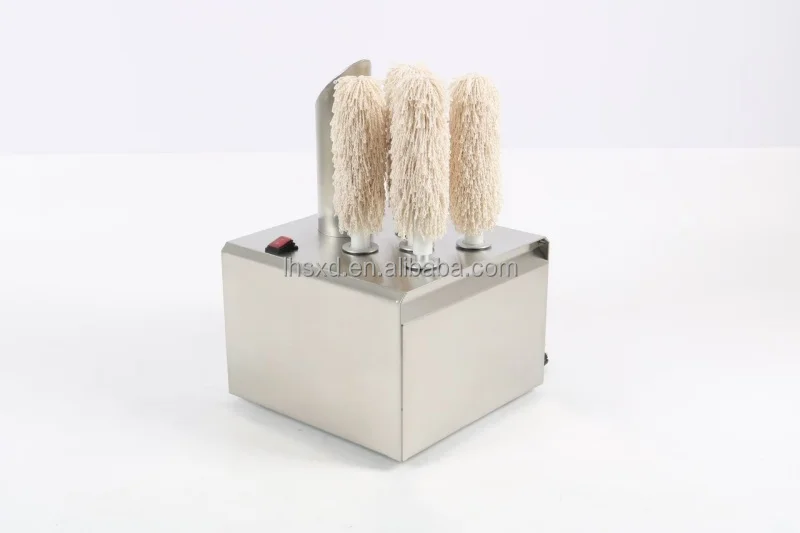 Electric Commercial Glassware Dryer Polishing Machine Washer Wiping Machine Wine Glass Cup Polisher