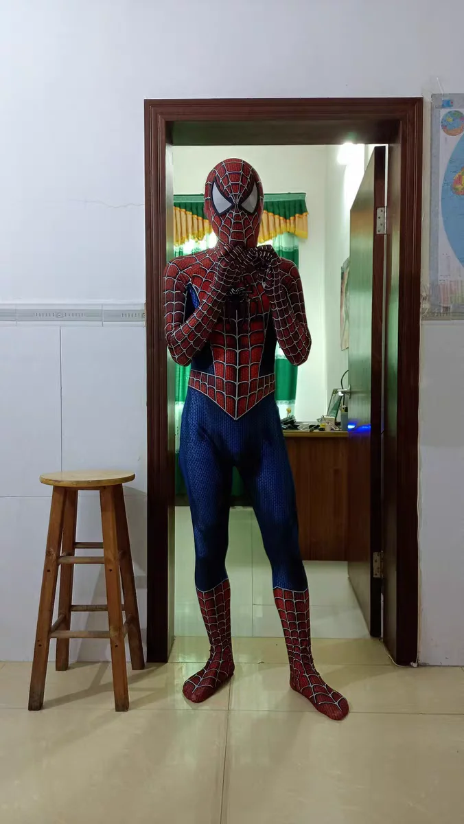 Halloween klasyczne Raimi Spiderman przebranie na karnawał 3D drukowane dzieci dorosłych Zentai garnitur Spiderhero body