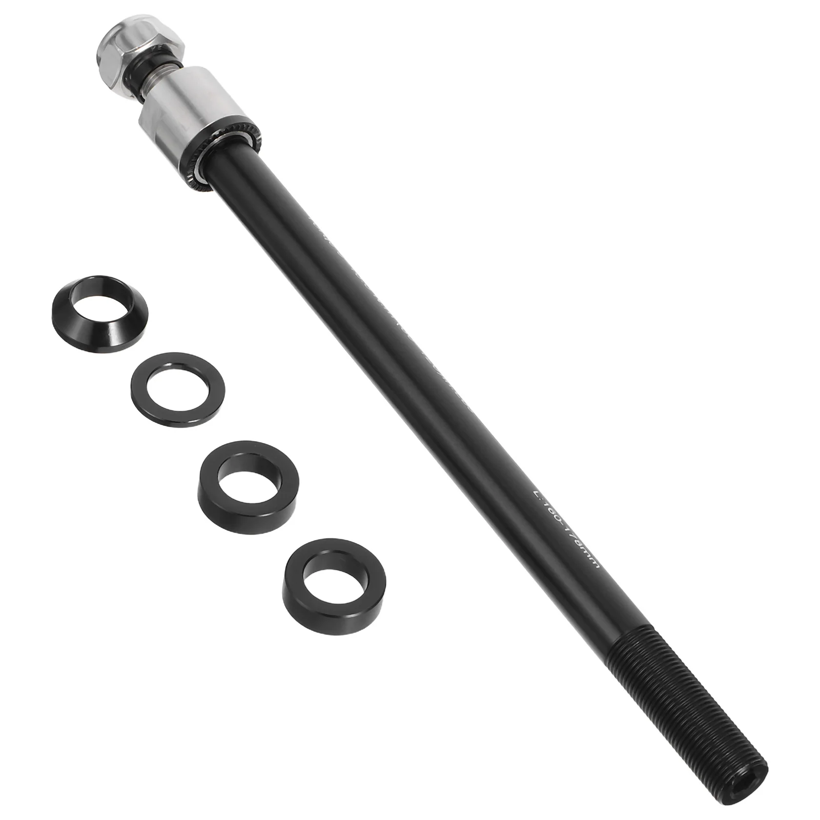 

1 Set Bicycle Thru Axle: Hollow Shaft Front Rear Bike Axle For Road Mountain Bikes Quick Release Skewer Replacement Trailer
