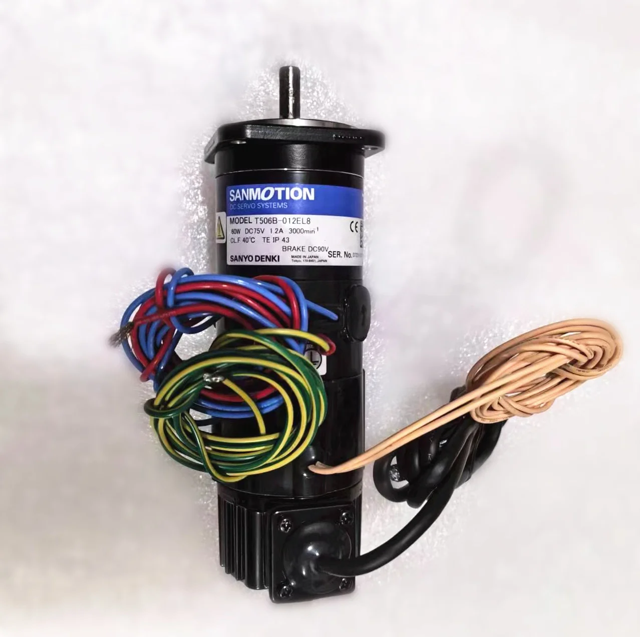 

Japan Imported Sanyo DENKI 60W 75V DC Servo Motor Printer Accessories T506B-012EL8 Motor