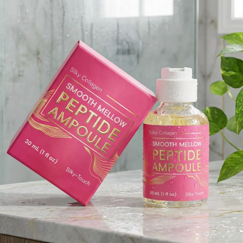 

Silky Collagen Peptide Ampoule Serum Deep Moisturizing Radiant Glowing Skin Smooth Lifting Skin Serum Daily Skin Care