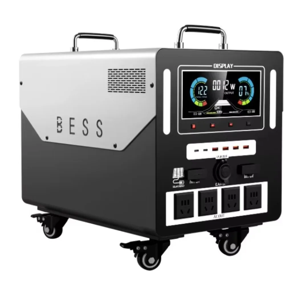 220V Outdoor Portable Power Supply for Street Vendors Camping Road Trips Large Capacity Emergency Home Backup Power Supply