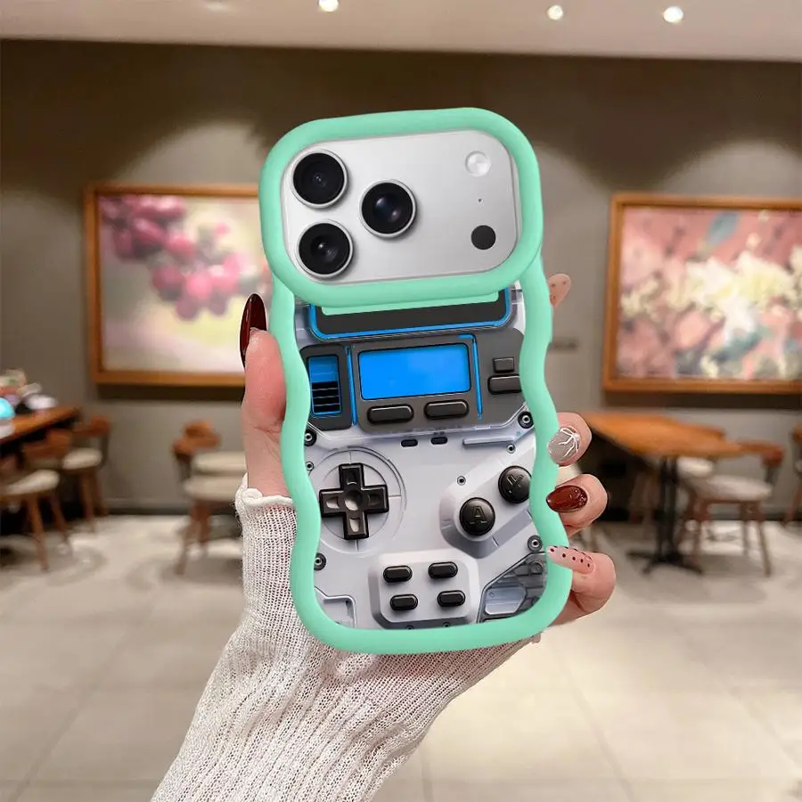 Consola de juegos foto funda de teléfono suave para iPhone 12 14 17 Air 16 Pro Max 11 15 Plus 13 8 XR
