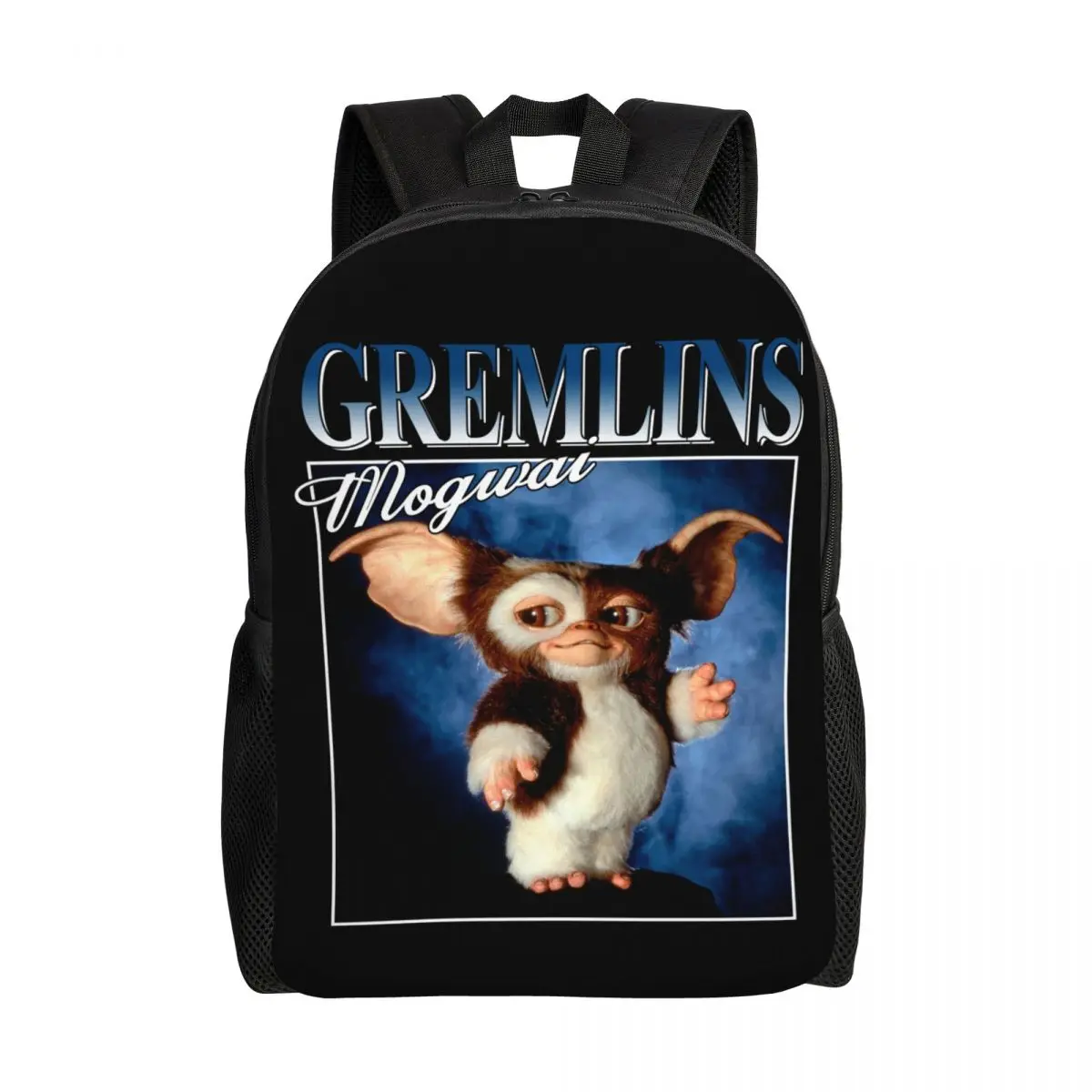 

Gizmo Gremlins Travel Backpack School Laptop Bookbag 80s Horror Retro Sci Fi Movie Monster Mogwai College Student Daypack Bags