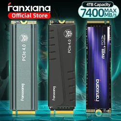 Fanxiang S660/S770/S880 SSD NVMe M2 PCIe4.0x4 1 ТБ 2 ТБ 4 ТБ Внутренний твердотельный накопитель для PlayStation5/PS5 Desktop SSD Жесткий диск