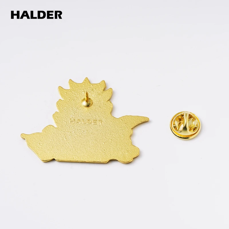 HALDER Super City Guangzhou Chengdu Wuhan Brooch Architectural Culture Pin Attractions Badge Lapel Pin Backpack  Jewelry Gift