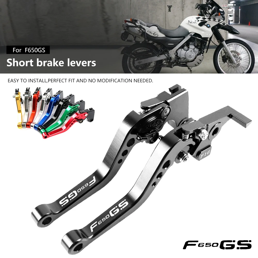 For BMW F 650 GS F650GS Dakar 2000-2007 2008-2012 Short Brake Clutch Lever Motorcycle Accessories Handles Lever