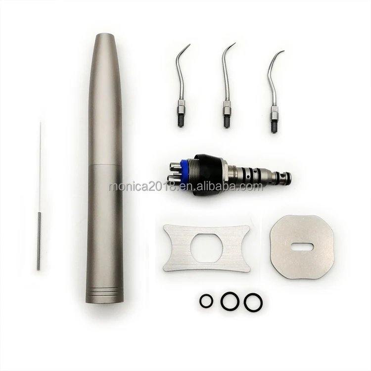 Portable Air Ultrasonic Scaler For Oral Therapy Equipment 2 Holes 4 Holes Air Turbine Endo Air Scaler Handpiece