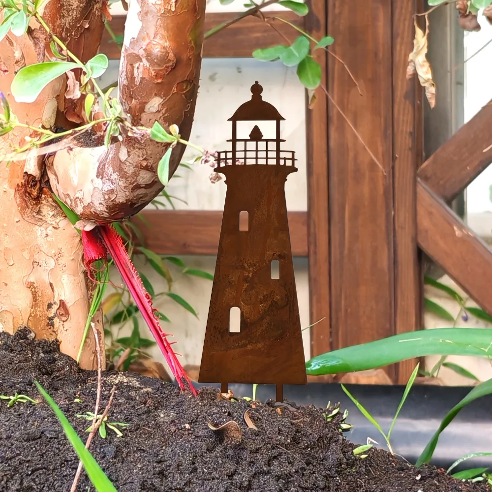 CIFBUY Iron Wall Art Rustic Farmhouse Metal Sculpture Rustproof Hanging Plaque Home Garden Decor Ornament Accent