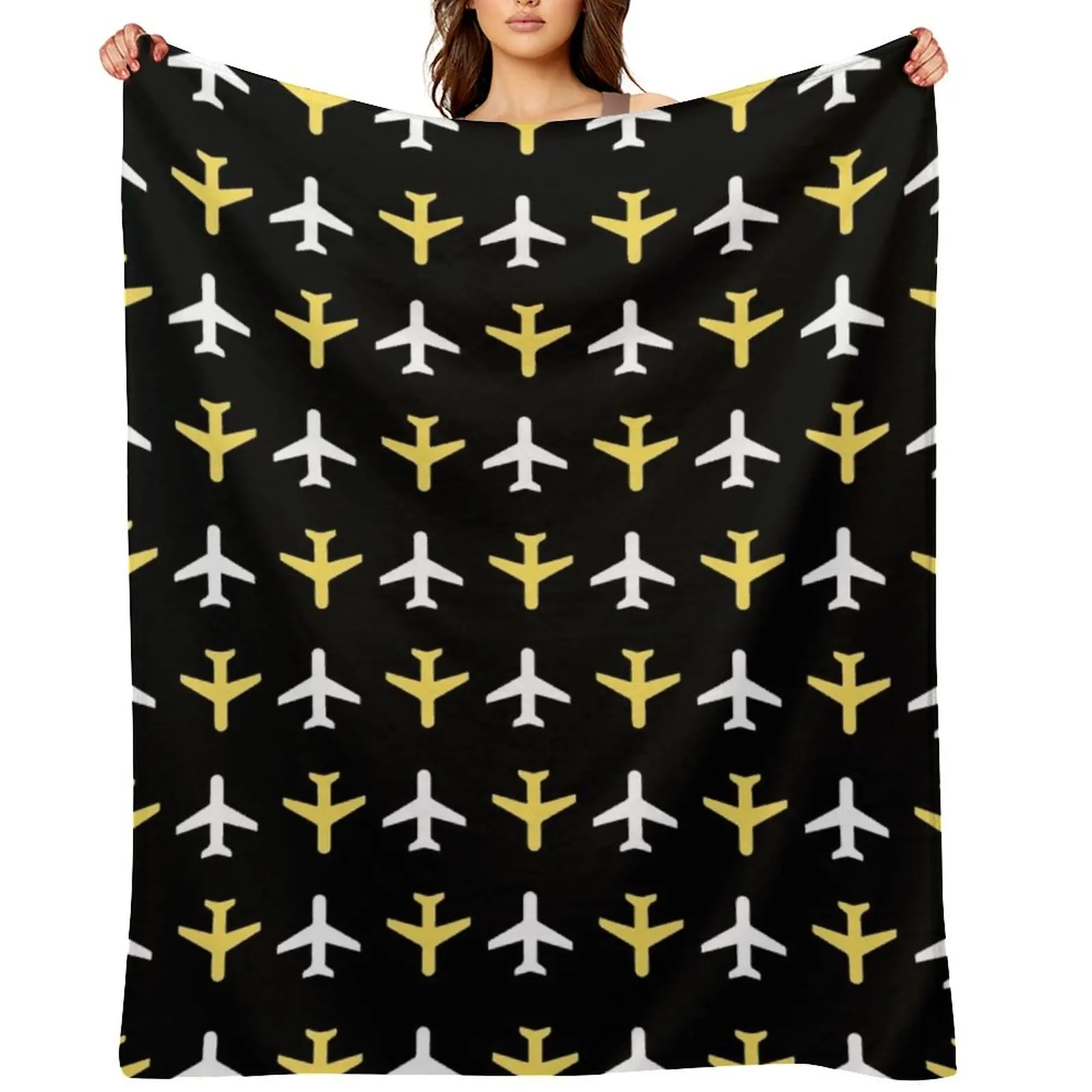 little plane little Throw Blanket Baby Bed linens Camping Thermals For Travel Blankets