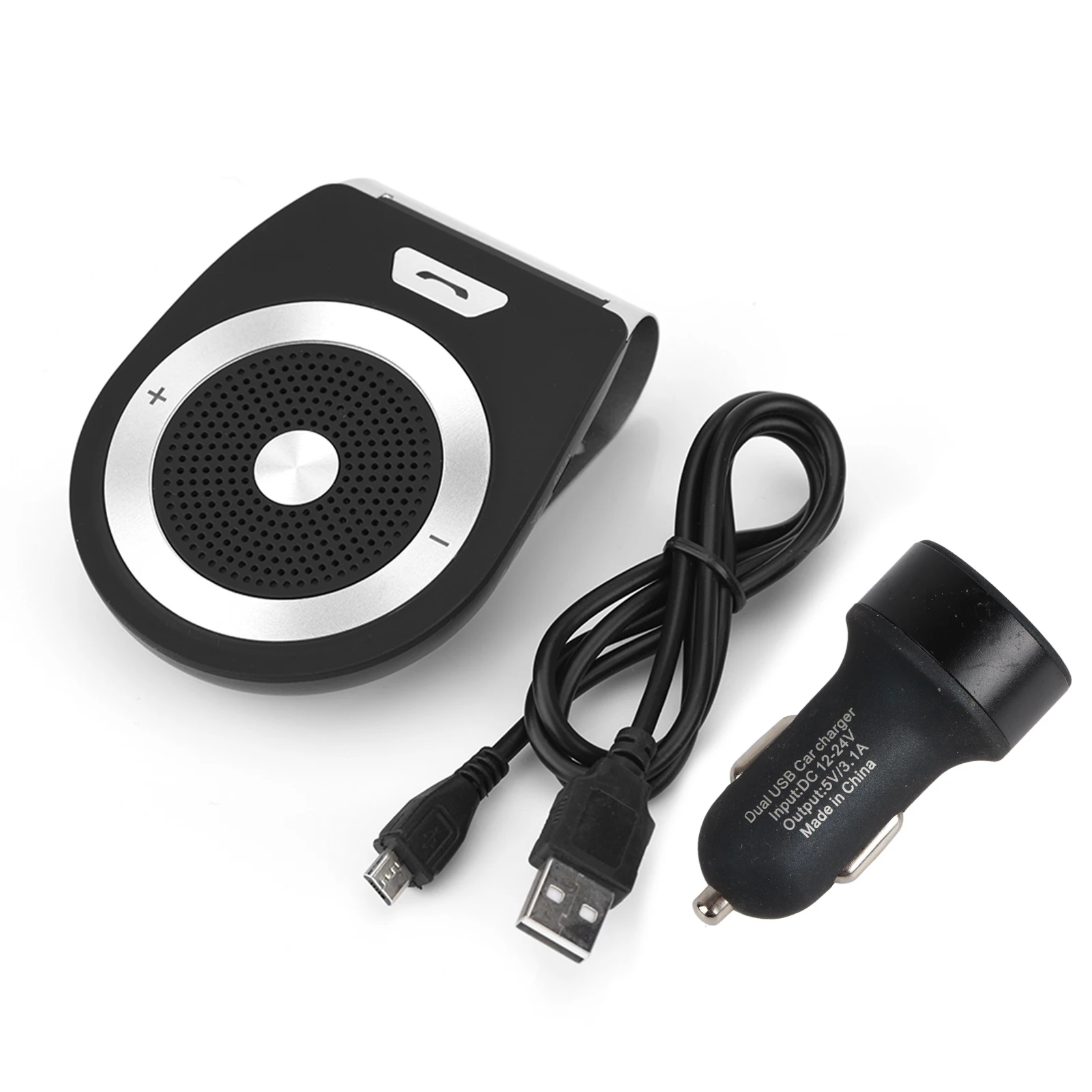 Smart Wireless Bluetooth Hands Free Car Kit Portable Design with Advanced Built-in Microphone Brand New Visor Clip Speakerphone