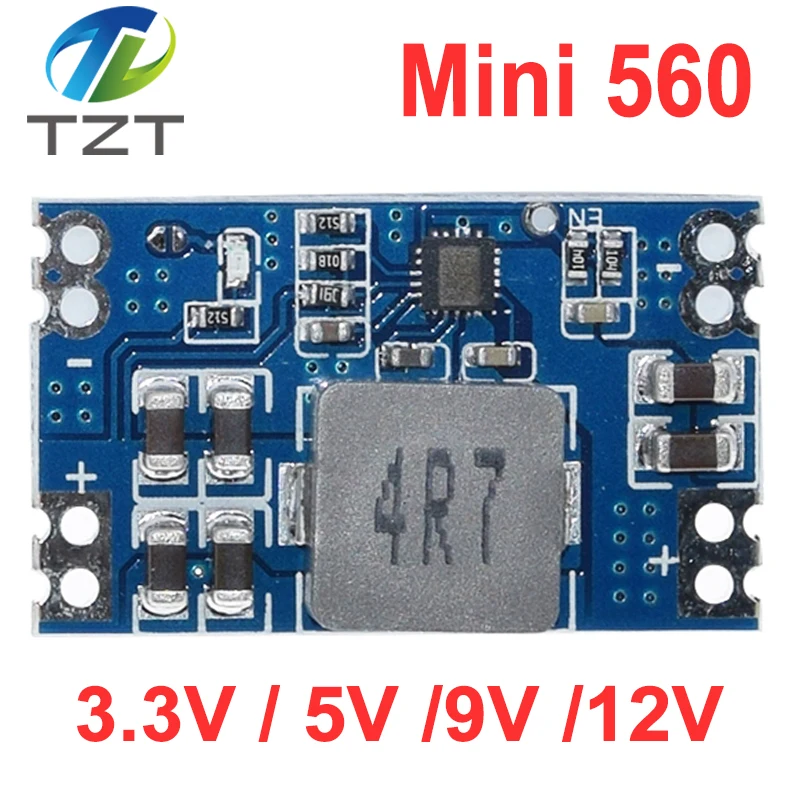 High Efficiency Output 3.3V 5V 9V 12V 5A mini560 Step Down DC-DC converter voltage regulator buck Stabilized Power Supply Module