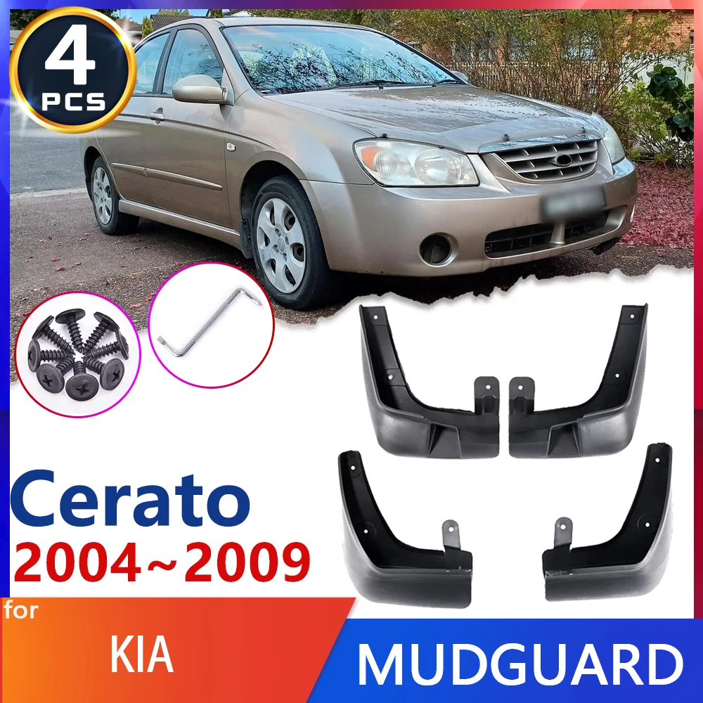 

Для KIA Cerato Spectra LD MK1 2004~2009 2005 автомобильный брызговик брызговики брызговики Товары Автозапчасти Аксессуары