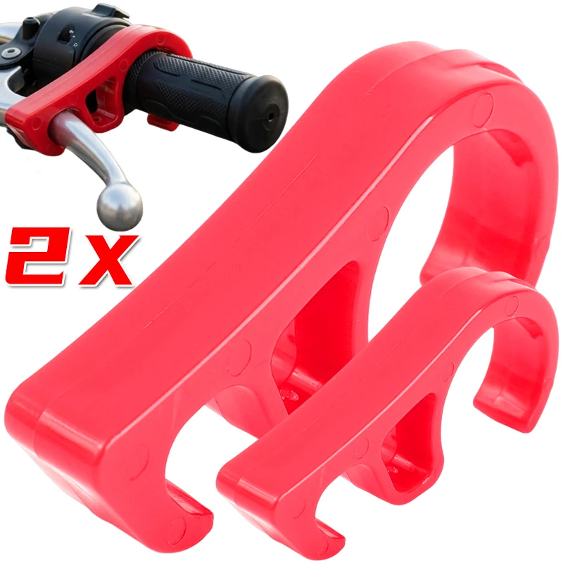 Motorcycle Parking Brake Lock Hook Portable Parking Lock Accessories Universal Snap-On Brake Hook Parking Safety Lock 1/2pcs