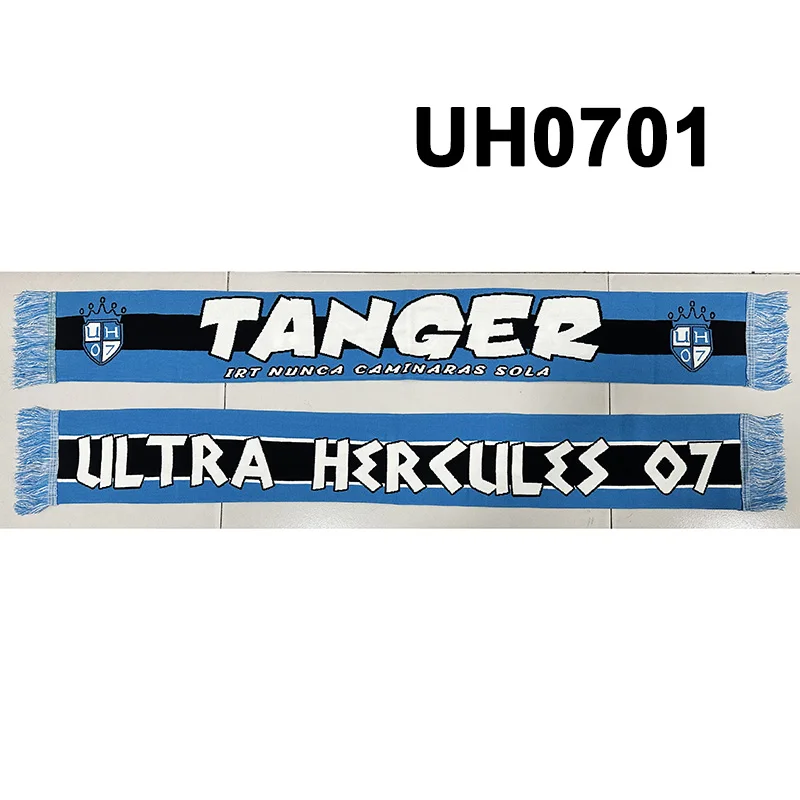 

145*18 см размер Ultras Hercules 07 Tanger эластичный шарф для вентиляторов двухсторонний вязаный UH0701