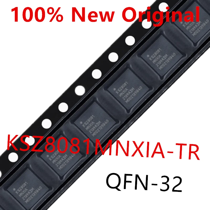 10piece  KSZ8081MNXIA-TR 、KSZ8081MNXCA-TR 、KSZ8081RNDIA-TR 、KSZ8081RNDCA-TR  New Ethernet Transceiver Chip  KSZ8081