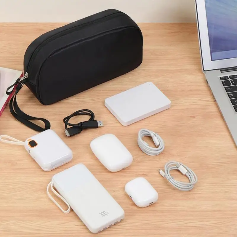  High Capacity Electronics Carriers Storage Bag with Smooth Zippers Easy Access