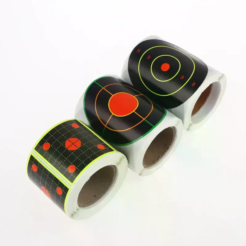Premium Square Shooting Practice Target Paper Clear Splash Impact Marks for Professional Training Supplies