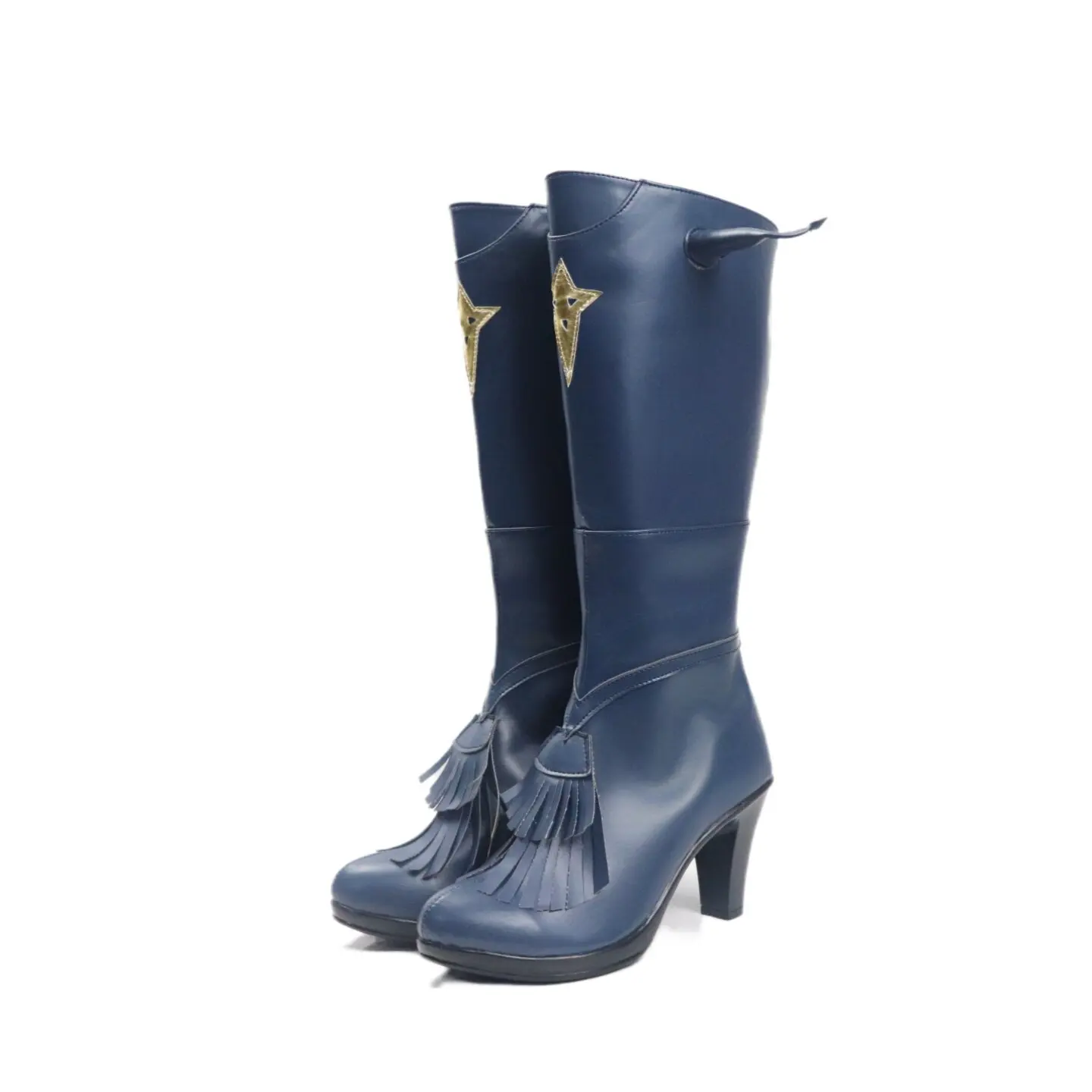 Fire Emblem Three Houses Edelgard von Hresvelg Cosplay Boots High Heel Blue Shoes