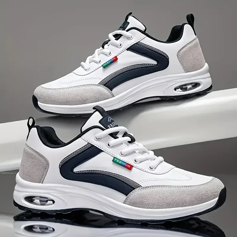 Men's Casual Sneakers Breathable Mesh Upper Tenni Walking Shoes Outdoor Adventures Modern Style in Athletic Footwear Shoes Man