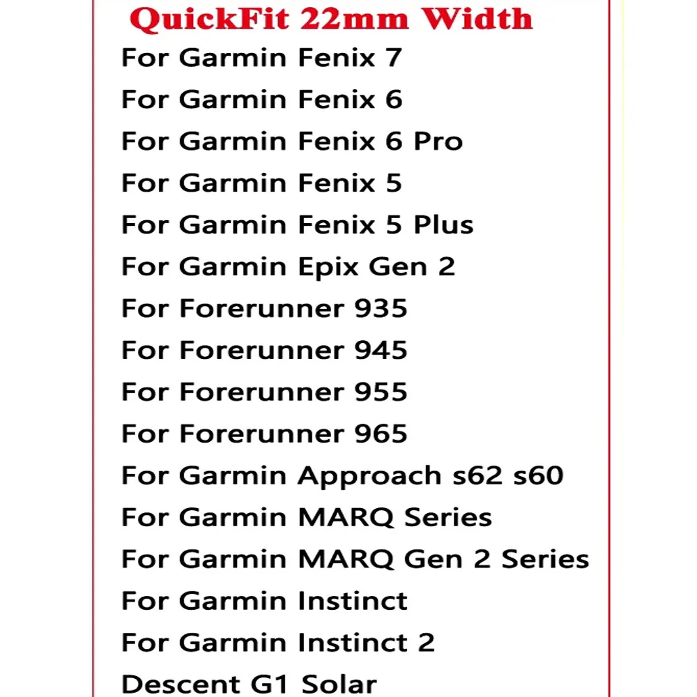 22mm Silicone Band Keeper For Garmin Fenix7 6 6Pro 5 Strap Rubber Loop Forerunner935/955/965 Instinct 2 Watch Buckle Accessories image 2