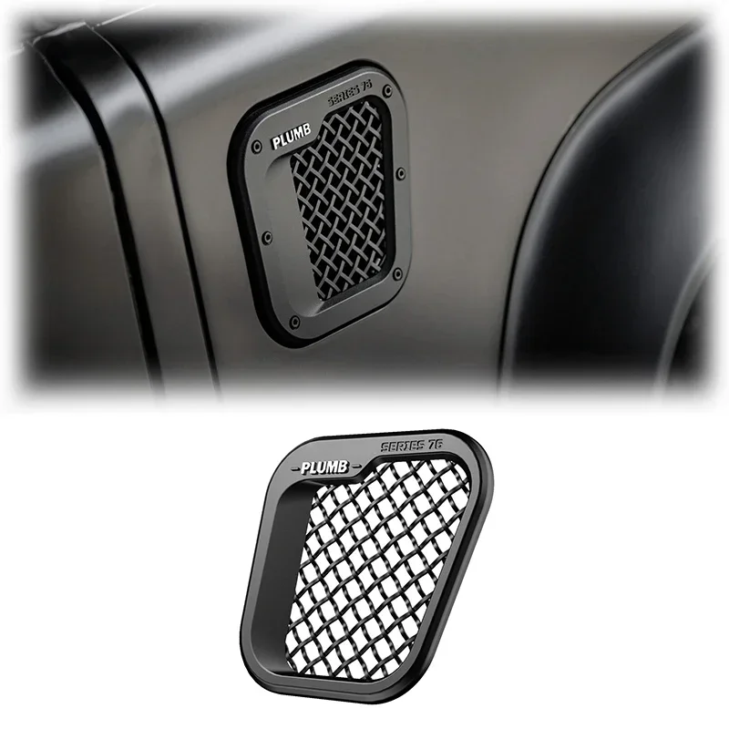 

PLUMB серии 76 для Land Rover Fender, боковой воздухозаборник, материал алюминий для Defender 90/110/130