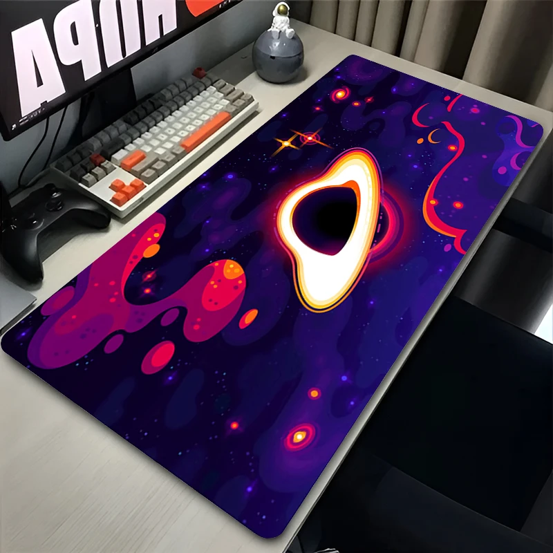 Gaming Extended Mouse Pad Gamer PC Computer Keyboard Pad Space Galaxy Extended Desk Mat Offices Laptop Interior Accessories Rug