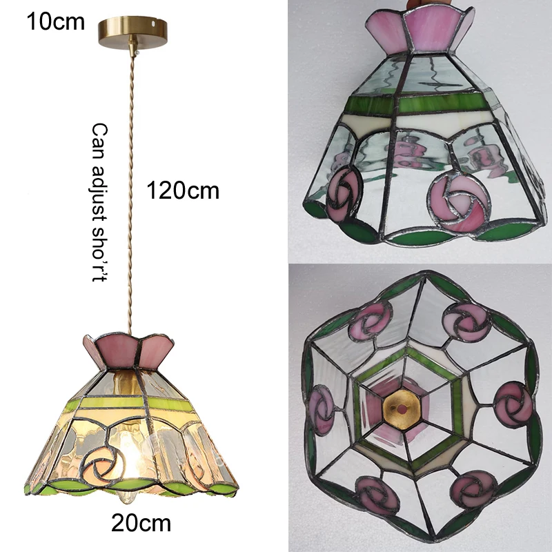 Retro Tiffany kroonluchter plafondlampen woonkamer hanglamp decoratie eetkamer slaapkamer keuken loft hanglamp