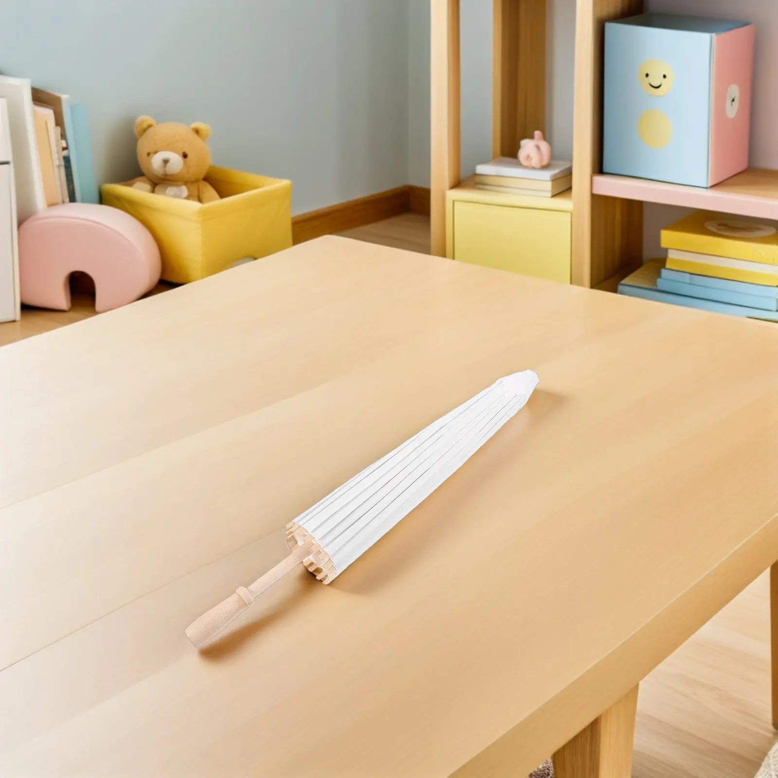 6pcs-white-oiled-paper-umbrellas-236-inch-traditional-chinese-style-wedding-parasols-diy-painting-decorative-bulk-paper