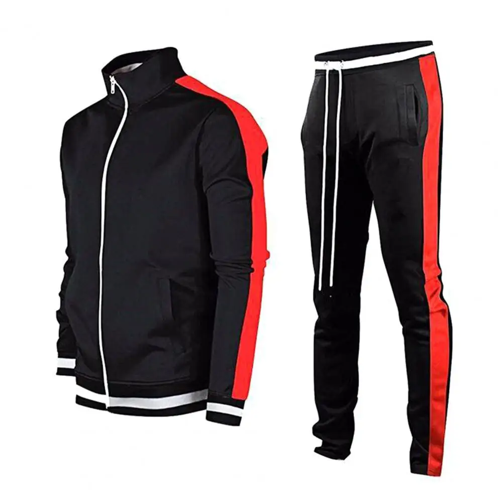 New Mens Tracksuits 2023 Men Sets Sweatshirt+sweatpants Tracksuit Zipper Stand Collar Sports Suit Jogging Fitness Men Clothing