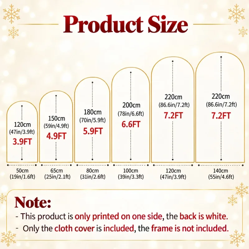 Double-layer Arch Backdrop Cover Back White Photography Background Stage Performance Stage Photo Setting