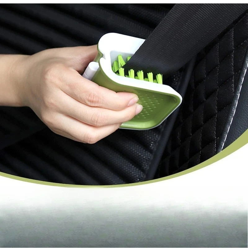 1pcs Car Seat Belt Cleaning Brush, U-shaped Ergonomic Auto Interior Dust Brush for Seat Gap Leather Seats
