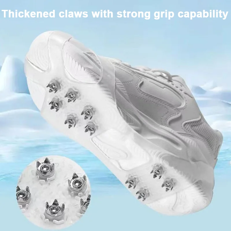 Ice Claw Non-Slip Shoe Covers Outdoor Ice Snow Boot Cleats for Enhanced Traction And Grip