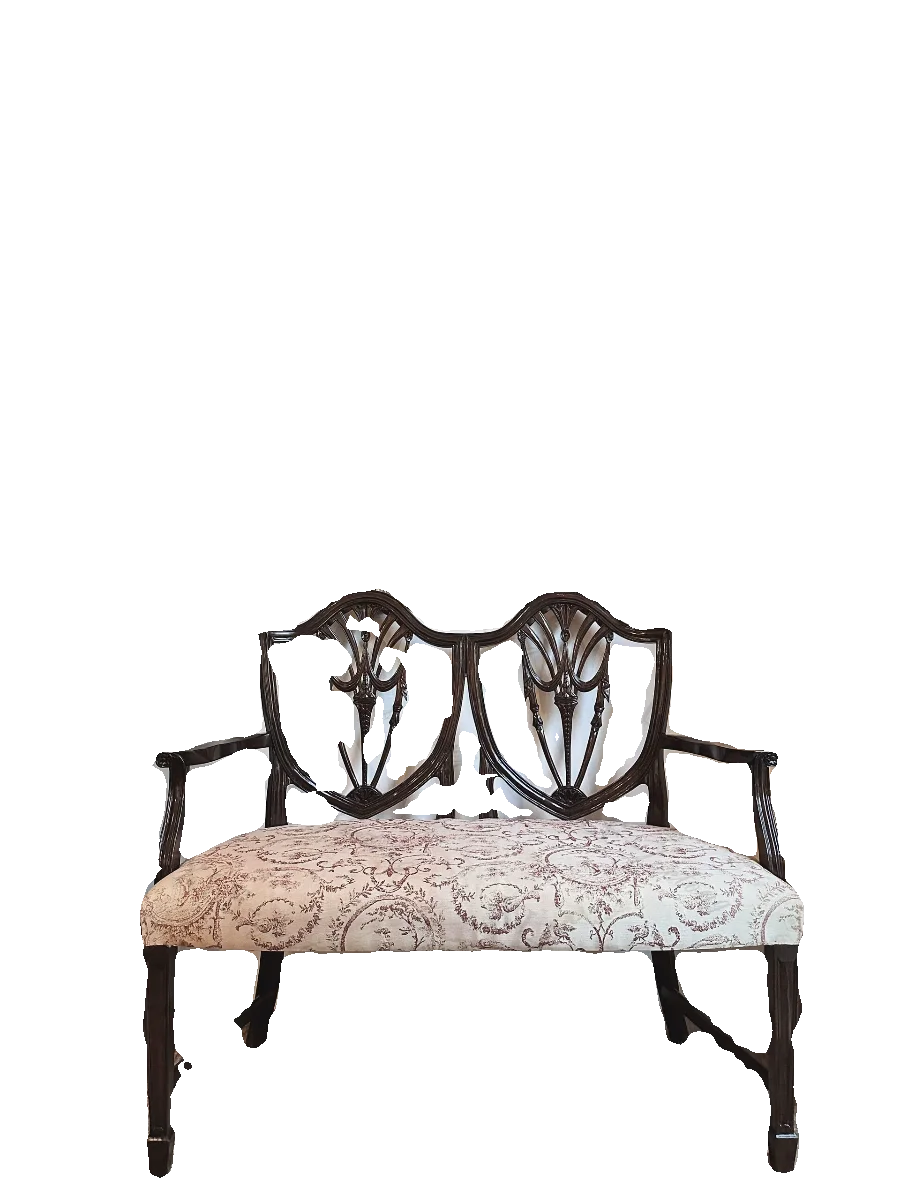 

*American solid wood sofa hand-carved medieval and old combination sofa leisure chair living room