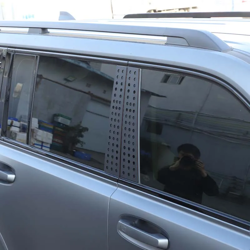 ل 2024 2025 هافال H9 العسل سبائك الألومنيوم سيارة B-عمود ملصقات السيارات مركز العمود الديكور غطاء اكسسوارات السيارات