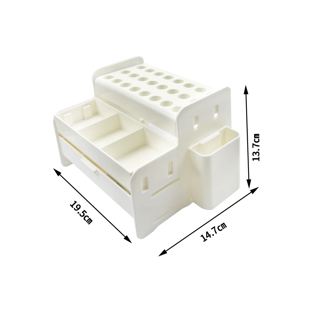 Dental Acrylic Composite Applicator Dispenser Storage Rack Syringe Tools Dispenser Organizer Holder Dentistry Storage box