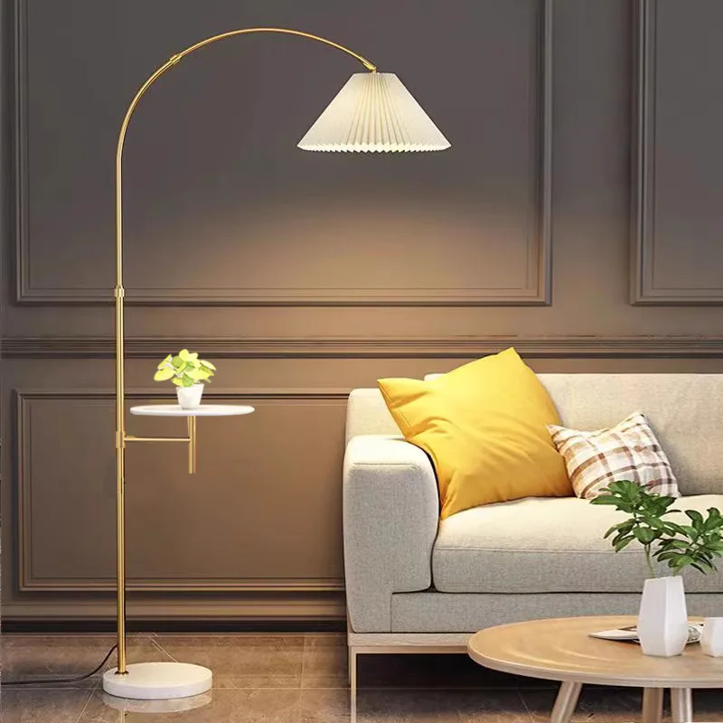 

Fishing Led Floor Lights for Living Room Sofa Side Wireless Rechargeable Standing Lamp Bedroom Remote Control Dim Bedside Lamps