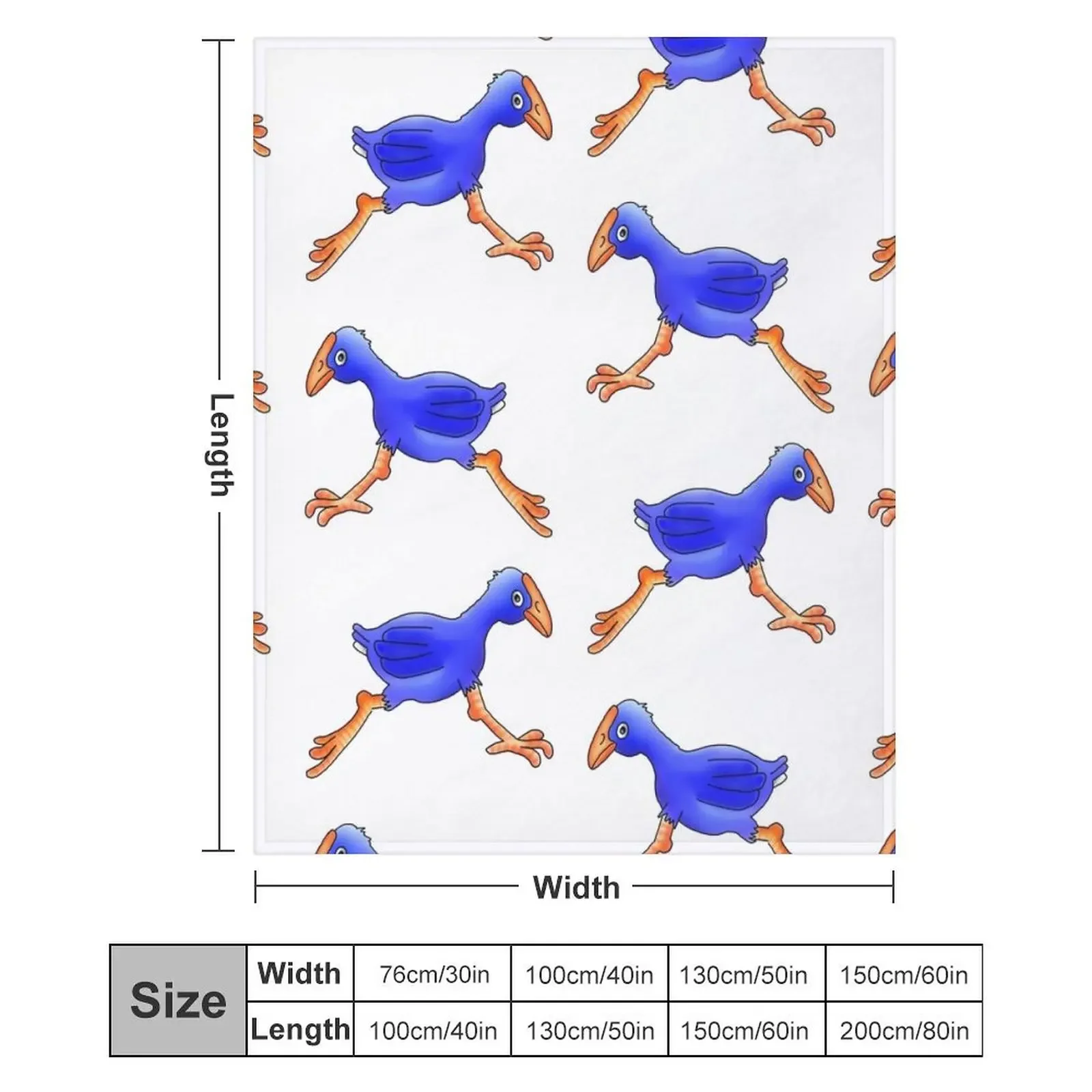 الجري بوكيكو. نيوزيلندا الطيور الأصلية رمي بطانية كيس النوم أريكة عملاقة الأربعاء البطانيات الثقيلة #6