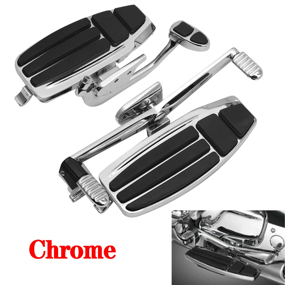 

Motorcycle Chrome Driver Foot Board Floorboard Kits Floorboards For Honda Goldwing GL1800 & F6B 2001-2017 Valkyrie 2014-2015