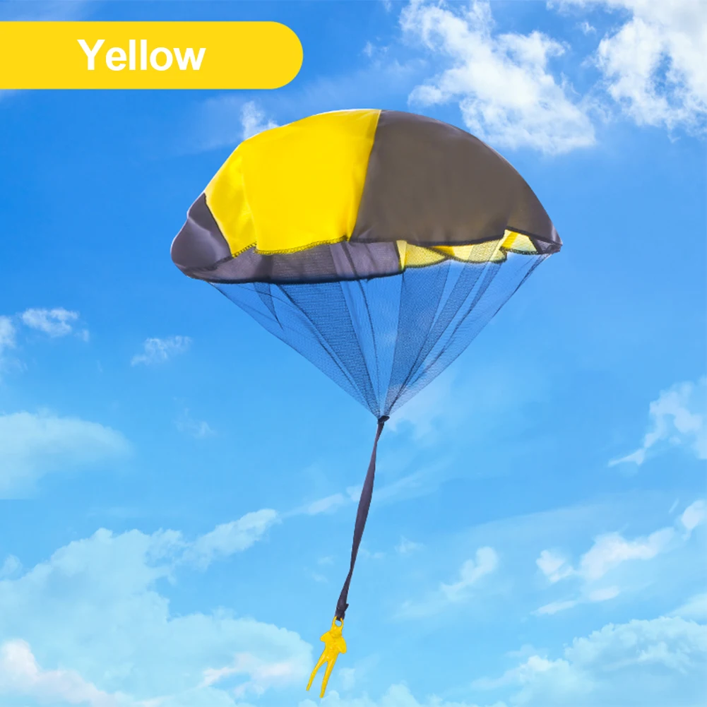 Outdoor Game Child Hand Throwing Parachute Flying Toy Tangle-free Throw Watch Landing Mini Soldier Camouflag Kids Outdoor Toys