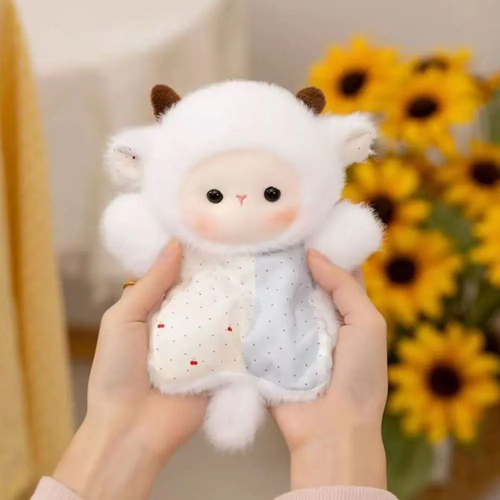 Cartoon Bean Bag Doll Soft Fluffy Texture Decompression Stuffed Animals Supine Position Skin-friendly