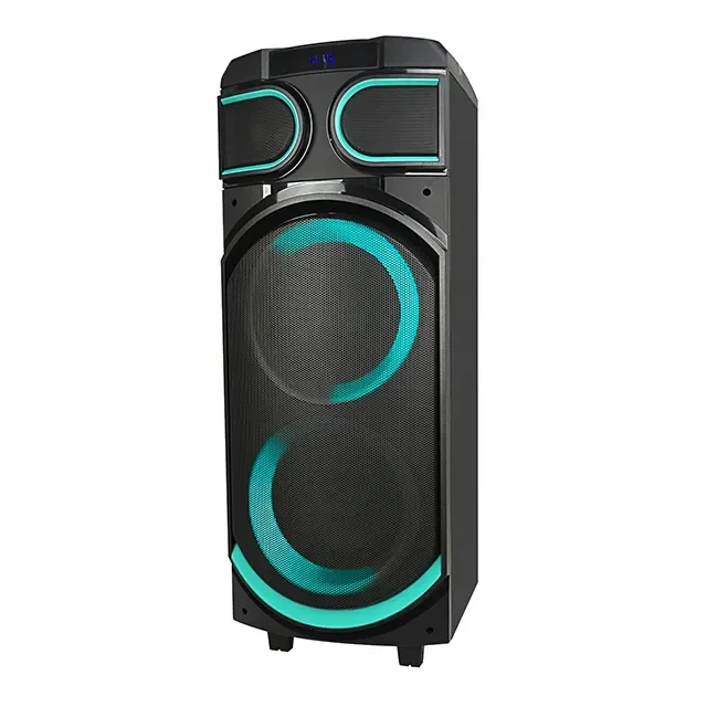 Venta caliente ED-826 dual 8 pulgadas al por mayor profesional DJ Karaoke inalámbrico BT con altavoz de radio FM