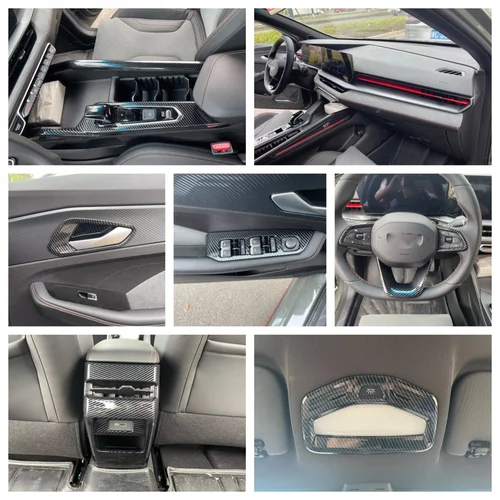 Para GEELY Binray Cool 2022-2024, accesorios interiores, interruptor de elevación de vidrio para volante de coche, cubierta de salida de aire embellecedora